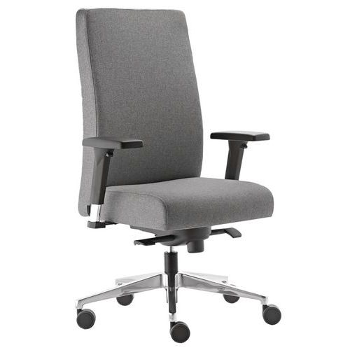 Siège de bureau dossier haut en tissu Bost - Sokoa Siège de bureau dossier haut en tissu Bost - Sokoa