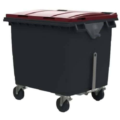Mobiler Behälter SULO - Anhängerdeichsel - Mülltrennung - 1000 L