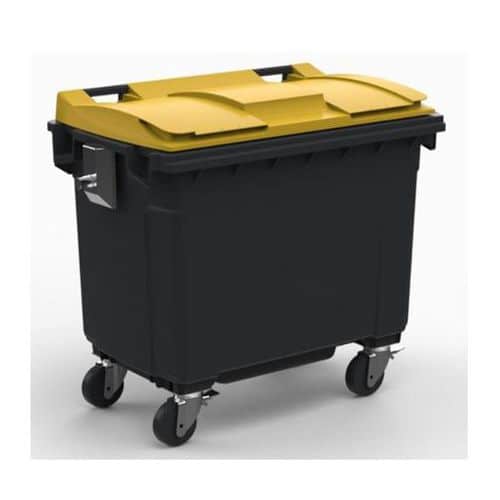 Mobiler Müllcontainer SULO - Hebevorrichtung aus Metall - Mülltrennung - 660 L