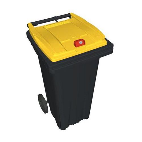 Fahrbare Mülltonne zur Mülltrennung - 120 L - Verpackungen