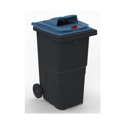 Conteneur mobile pour la collecte sélective de déchets - 240 L - Papier