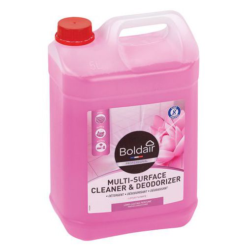 Reinigungsmittel/Desodorant für verschiedene Oberflächen, 5 L - Boldair