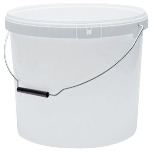 Seau blanc avec couvercle – 1 à 30L - Manutan Expert