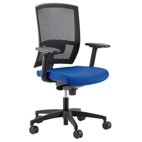 Bürostuhl Mia mit einstellbaren Armlehnen - Linea Fabbrica Bürostuhl Mia mit einstellbaren Armlehnen - Linea Fabbrica