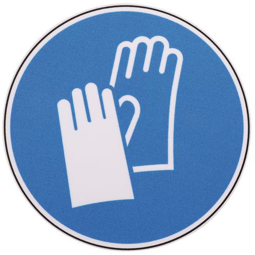 Gebotsschild - Schutzhandschuhe tragen - Manutan Expert