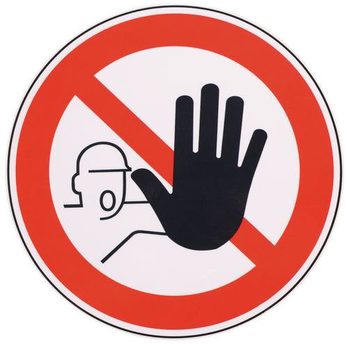 Schild - Zutritt für Unbefugte verboten - Manutan Expert