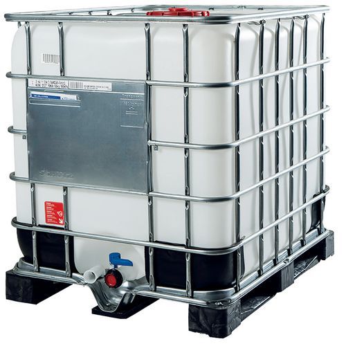 Transportbehälter1.000 L - Behälter + Kunststoffpalette