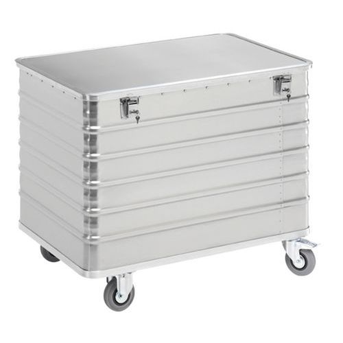Chariot conteneur en aluminium - Capacité de 223 L à 656 L