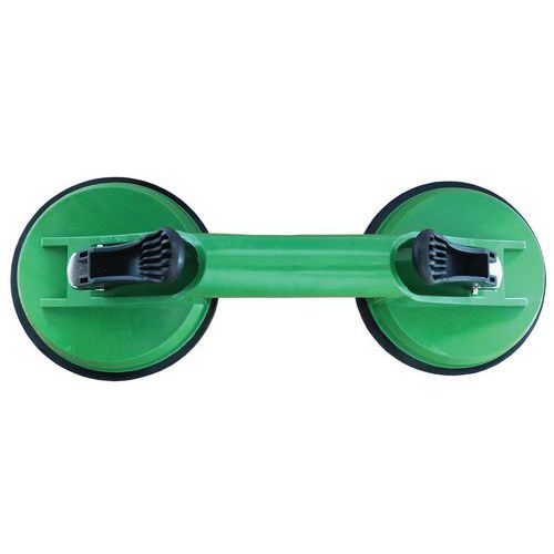 Ventouse double plastique - Forces 80 kg - Manutan