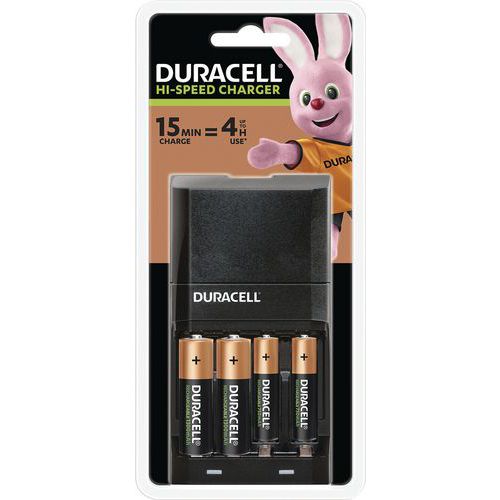 15-Minuten-Ladegerät für wiederaufladbare Batterien - CEF27 - Duracell