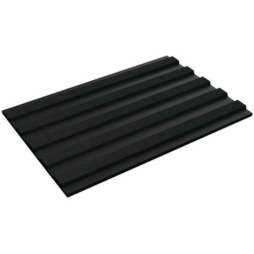 Geriffelte PVC-Isoliermatte Flexi Tred - Rolle - Plastex