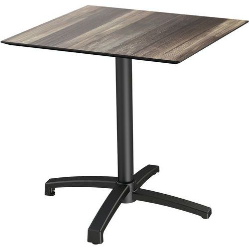 Table de bistrot pliable X CROSS - Forme carrée - Veba