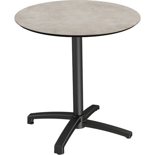 Table de bistrot pliable X CROSS - Forme ronde - Veba