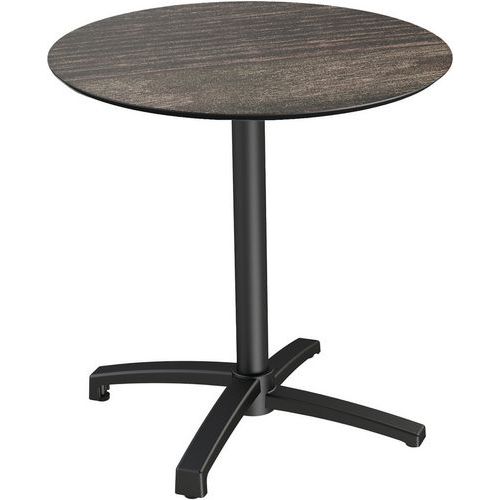 Table de bistrot pliable X CROSS - Forme ronde - Veba