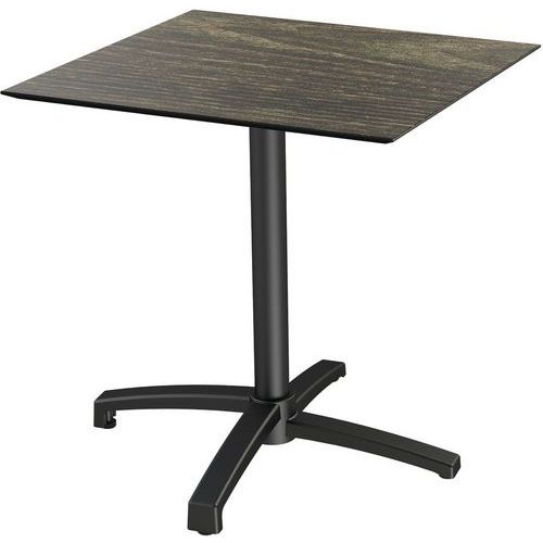 Table de bistrot pliable X CROSS - Forme carrée - Veba