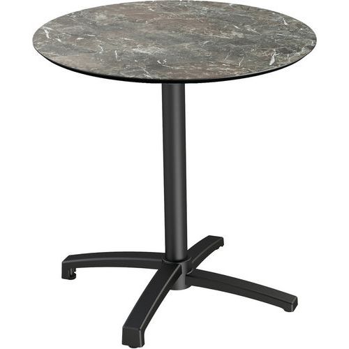 Table de bistrot pliable X CROSS - Forme ronde - Veba