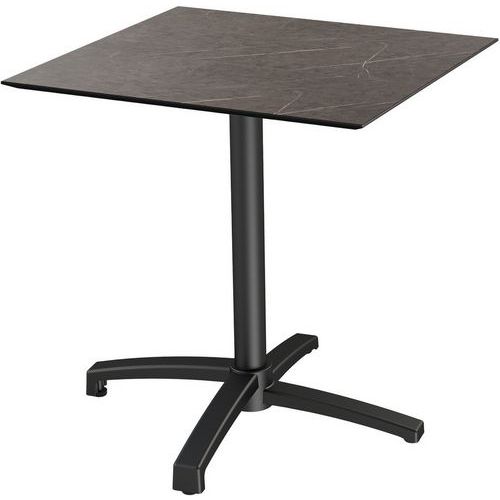 Table de bistrot pliable X CROSS - Forme carrée - Veba