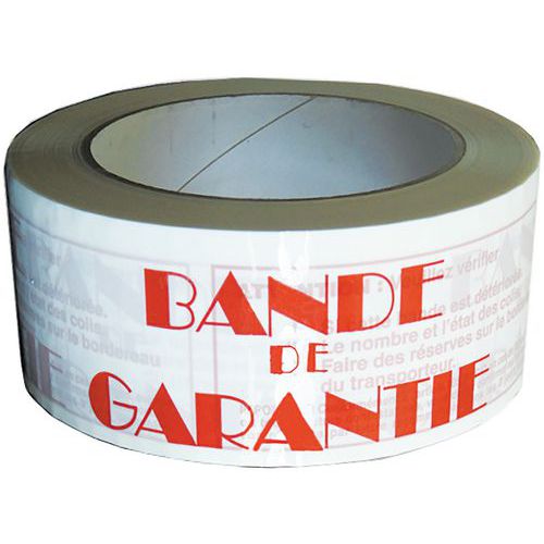 Adhésif PVC - Imprimé bande de garantie Adhésif PVC - Imprimé bande de garantie