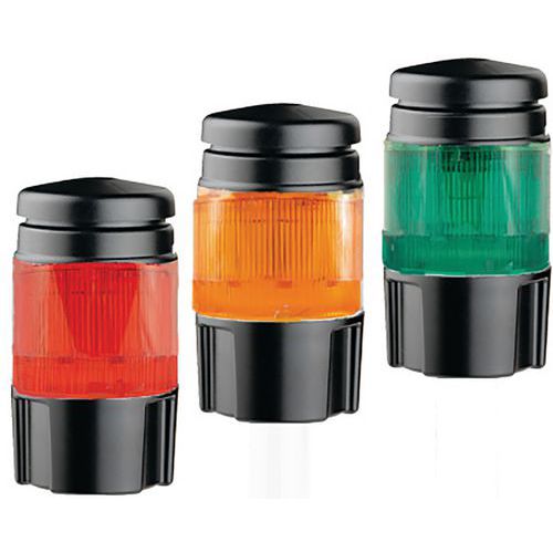 Leuchtsäule mit mehrfarbigen LEDs - rot, orange und grün