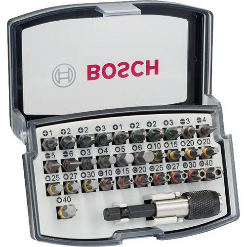 Koffer mit 32 Schraubeinsätzen - Bosch
