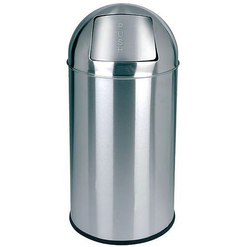 Abfallbehälter mit Push-Deckel - 40 L - Manutan Expert