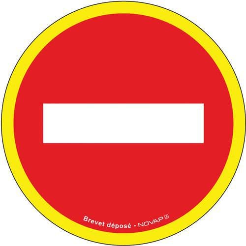 Verbotsschild mit Leuchtfarben - Einfahrt verboten - Starr - Novap