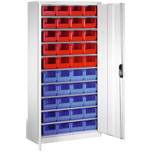Schrank mit Sichtlagerkästen - CP