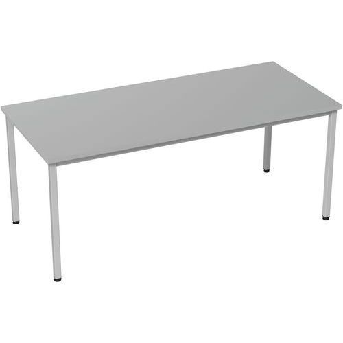 Gerader Schreibtisch Confort 2 - Hellgrau