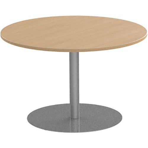 Konferenztisch, rund, 120 cm, glockenförmiger Fuß Konferenztisch, rund, 120 cm, glockenförmiger Fuß