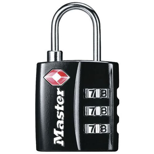 TSA-Gepäckschloss mit einstellbarer Kombination Masterlock - De raat