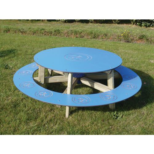 Table-banc ronde enfant - Manutan Expert