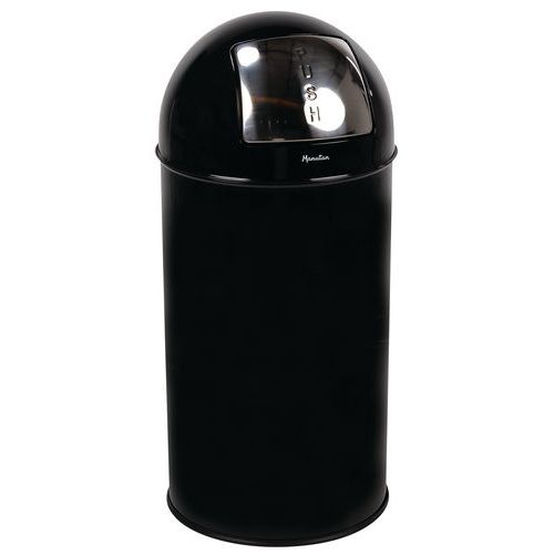 Abfallbehälter mit Push-Deckel - 40 L - Manutan Expert