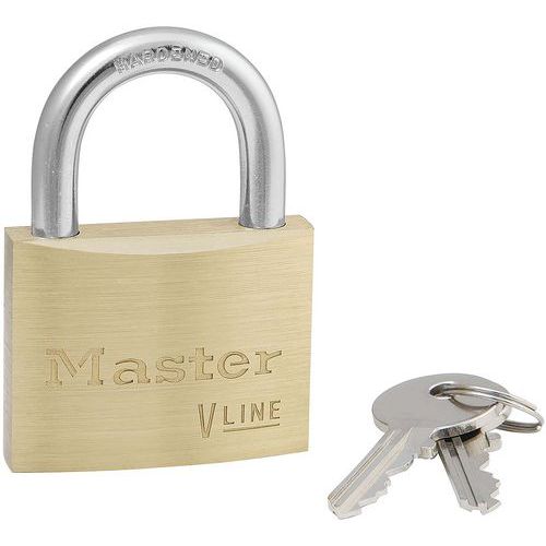 Cadenas à clés s'entrouvant en laiton - Master Lock