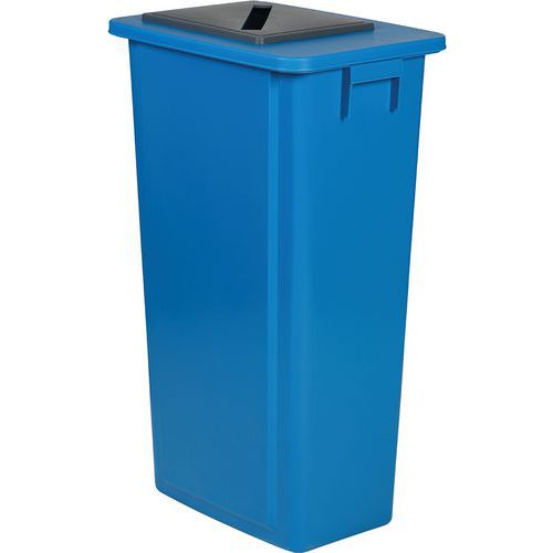 Abfallbehälter zur Mülltrennung - Papier, Verpackungen und Glas - 80 L - Probbax