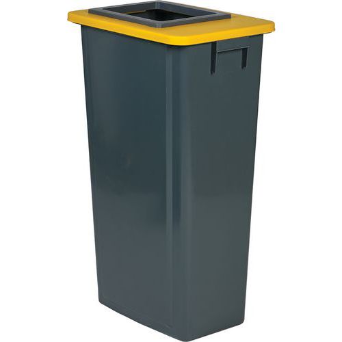 Abfallbehälter zur Mülltrennung - Papier, Verpackungen und Glas - 80 L - Probbax