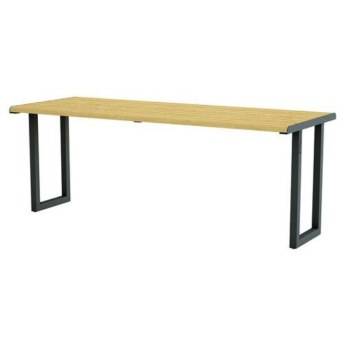 Tisch H24 aus Edelstahl