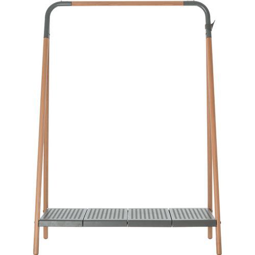 Feste Garderobe, Breite 105 cm - Paperflow