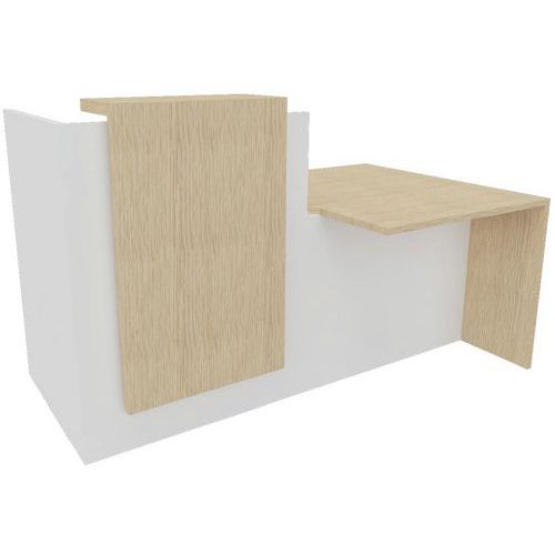 Banque accueil avec PMR - L180 cm Fifty Fifty - Buronomic