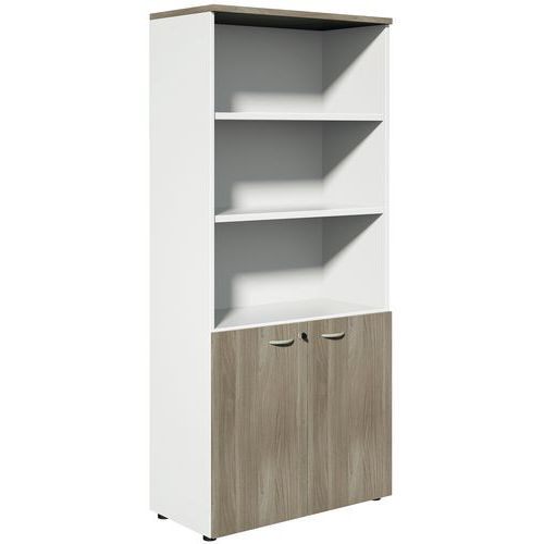 Armoire à portes battantes H200x 90cm Practika