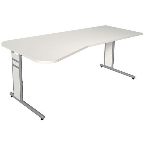 Wellenförmiger einstellbarer Schreibtisch Form 4 Wellenförmiger einstellbarer Schreibtisch Form 4