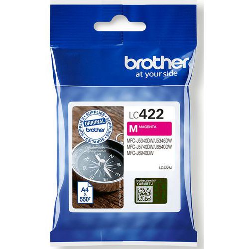 Cartouche d'encre capacité standard LC422 - Brother