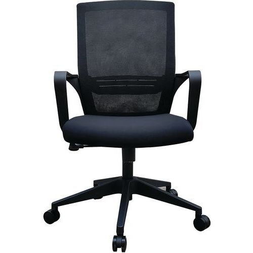 Siège de bureau noir Elane - Manutan