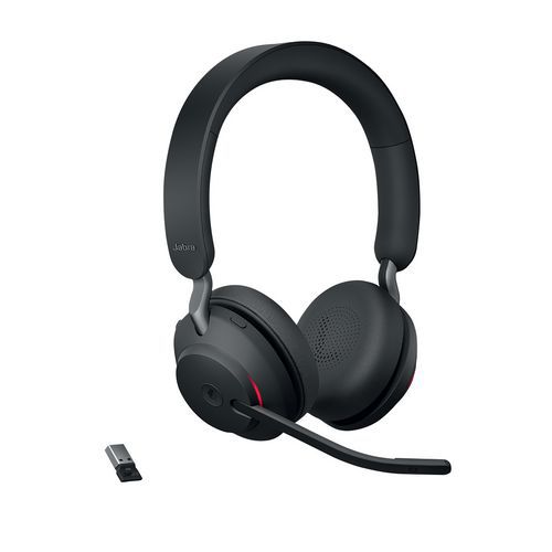 Headset mit Kabel Evolve2 65 Duo USB-A MS Link 380a - Jabra
