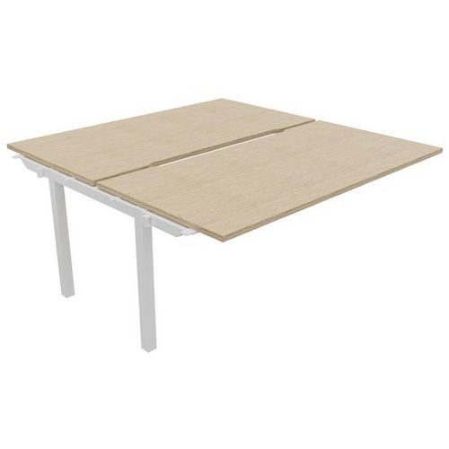 Grundelement/Folgeelement Doppelarbeitsplatz, L 160 x T 163 cm, Tischplatte mit Aussparung - Buronomic Grundelement/Folgeelement Doppelarbeitsplatz, L 160 x T 163 cm, Tischplatte mit Aussparung - Buronomic