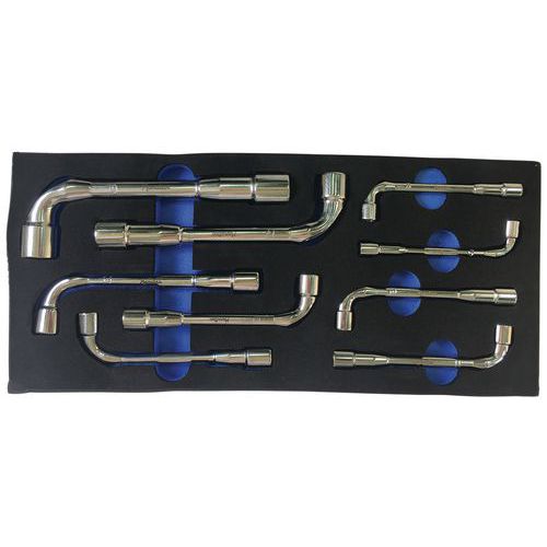 Module 1/3 avec 9 clés à pipe - Manutan