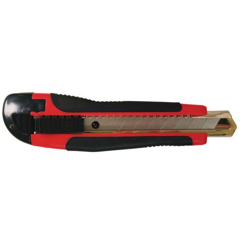 Cutter bi-matière à lame 18mm - Manutan