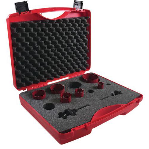 6 Bi-Metall-Glockensägen HSS Ø 22 bis 68 mm - Manutan 6 Bi-Metall-Glockensägen HSS Ø 22 bis 68 mm - Manutan