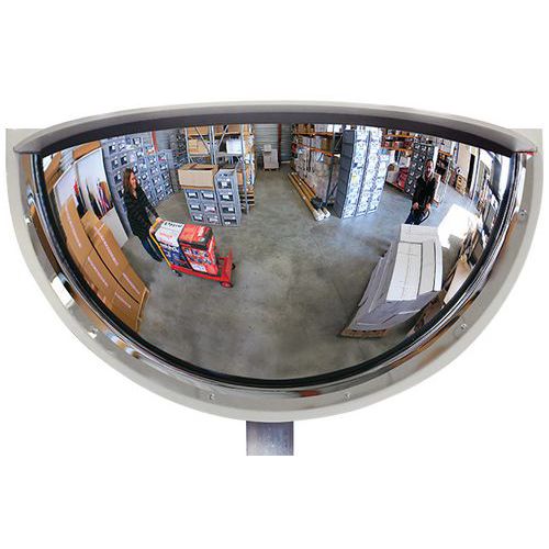 Miroir de surveillance panoramique 1/4 de sphère