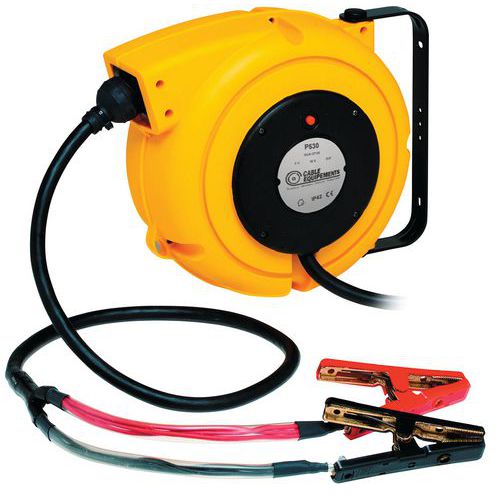 Enrouleur rappel auto pour charge de batterie Enrouleur rappel auto pour charge de batterie