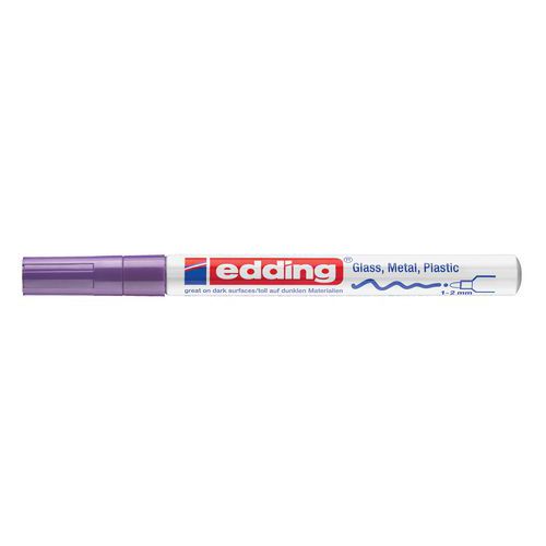 UV-Marker, Farbe: Violett, Modell: Edding 751, Typ Spitze: Spitz, Typ: Marker, Ø: 14 mm, Länge: 142 mm